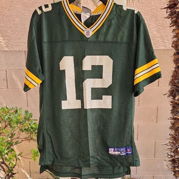 Reebok Onfield Green Bay Packers Performance Jersey Boys XL - Picture 1 of 7